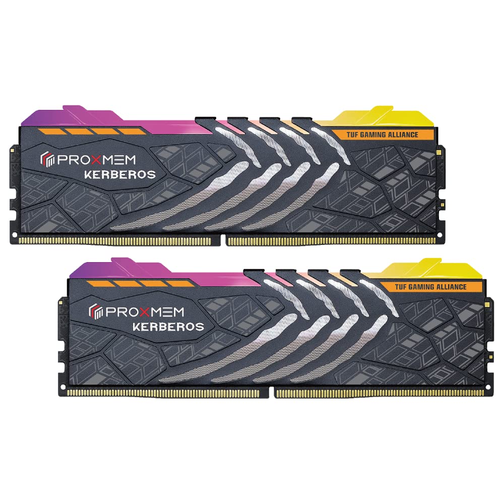 TUFシリーズ　 KERBEROS 32GB DDR5 6800MHz RGB Amazon.co.jp: PROXMEM KERBEROS DDR5 TUF RGB 32GB (2x16GB) 6800MHz